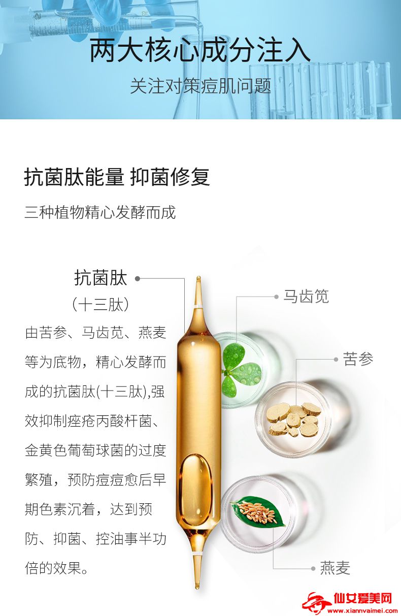 醫美芙清面膜白膜-經典款控油抑痘款淡化痘印款抑菌修復面膜二合一(圖5)